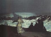 Winslow Homer A Summer Night (mk43) USA oil painting artist